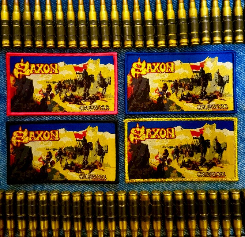 Saxon - Crusader Patch