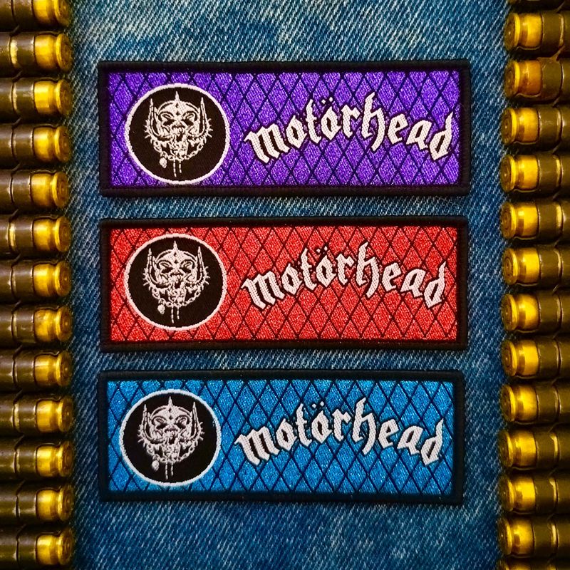 Motorhead Glittery Ministrip Patch