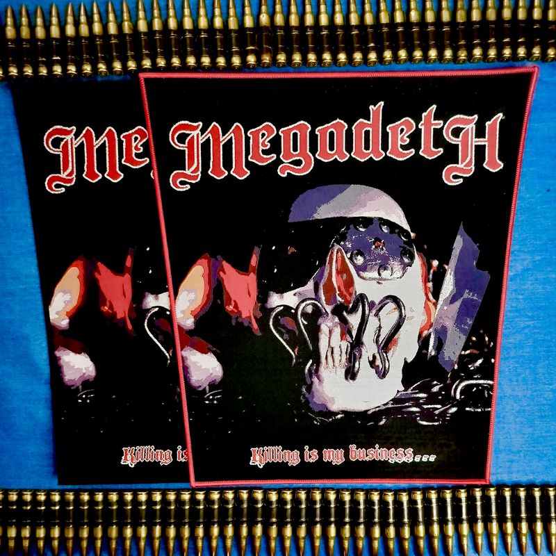 Megadeth - Killing Is My Business Back Patch