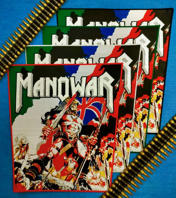 Manowar - Hail To England Back Patch