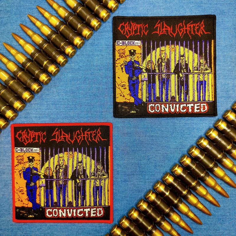 Cryptic Slaughter - Convicted Patch
