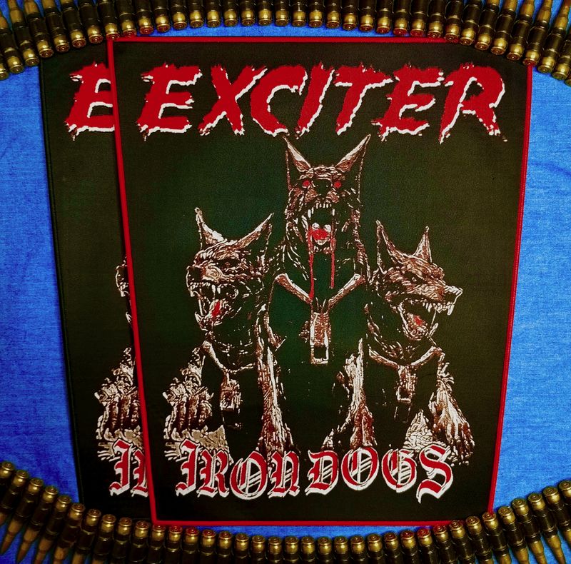 Exciter - Iron Dogs Backpatch