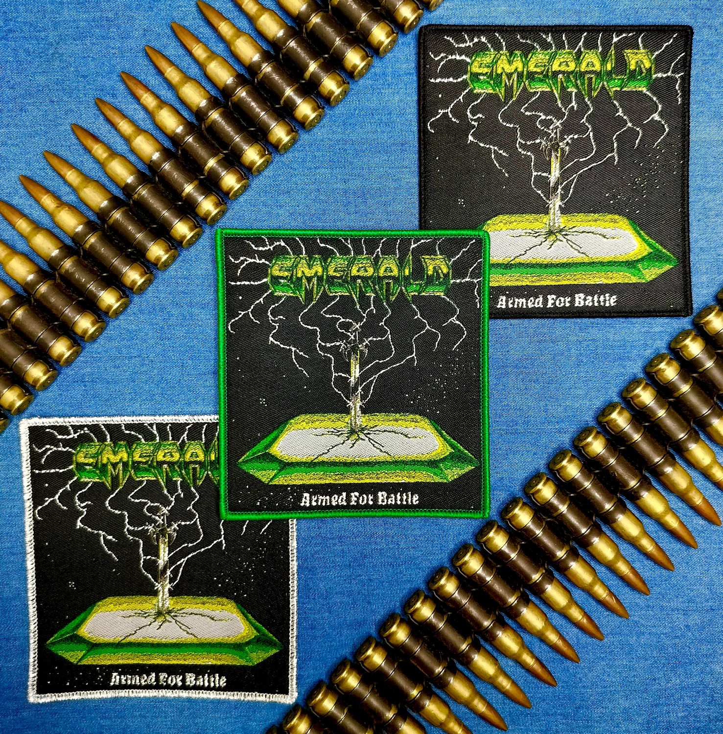 Emerald - Armed for Battle Patch