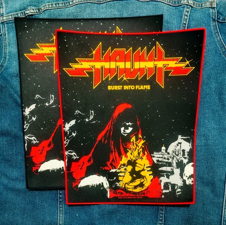 Haunt Burst Into Flames Back Patch