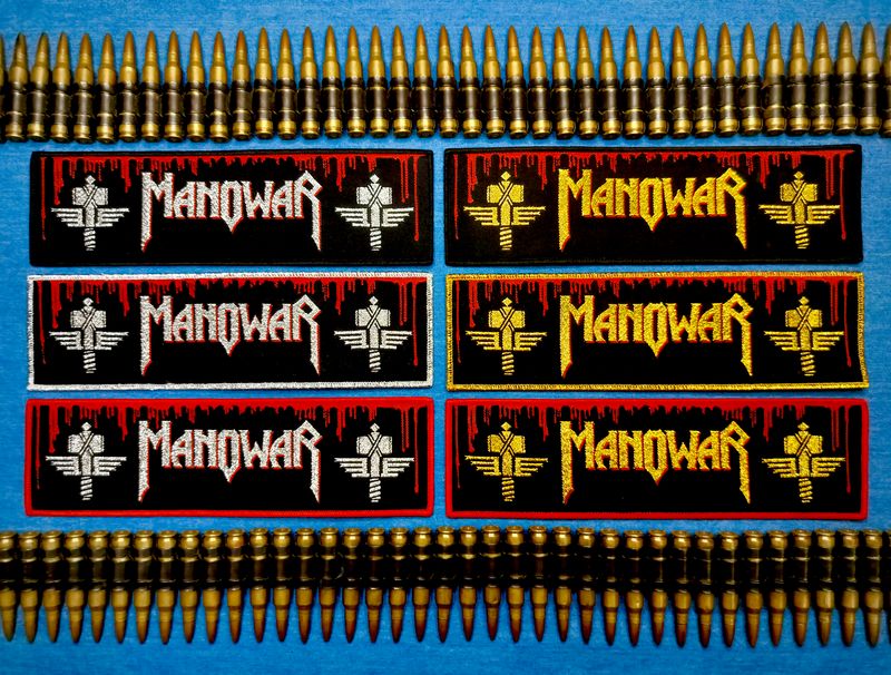Manowar Blood Strip Patch
