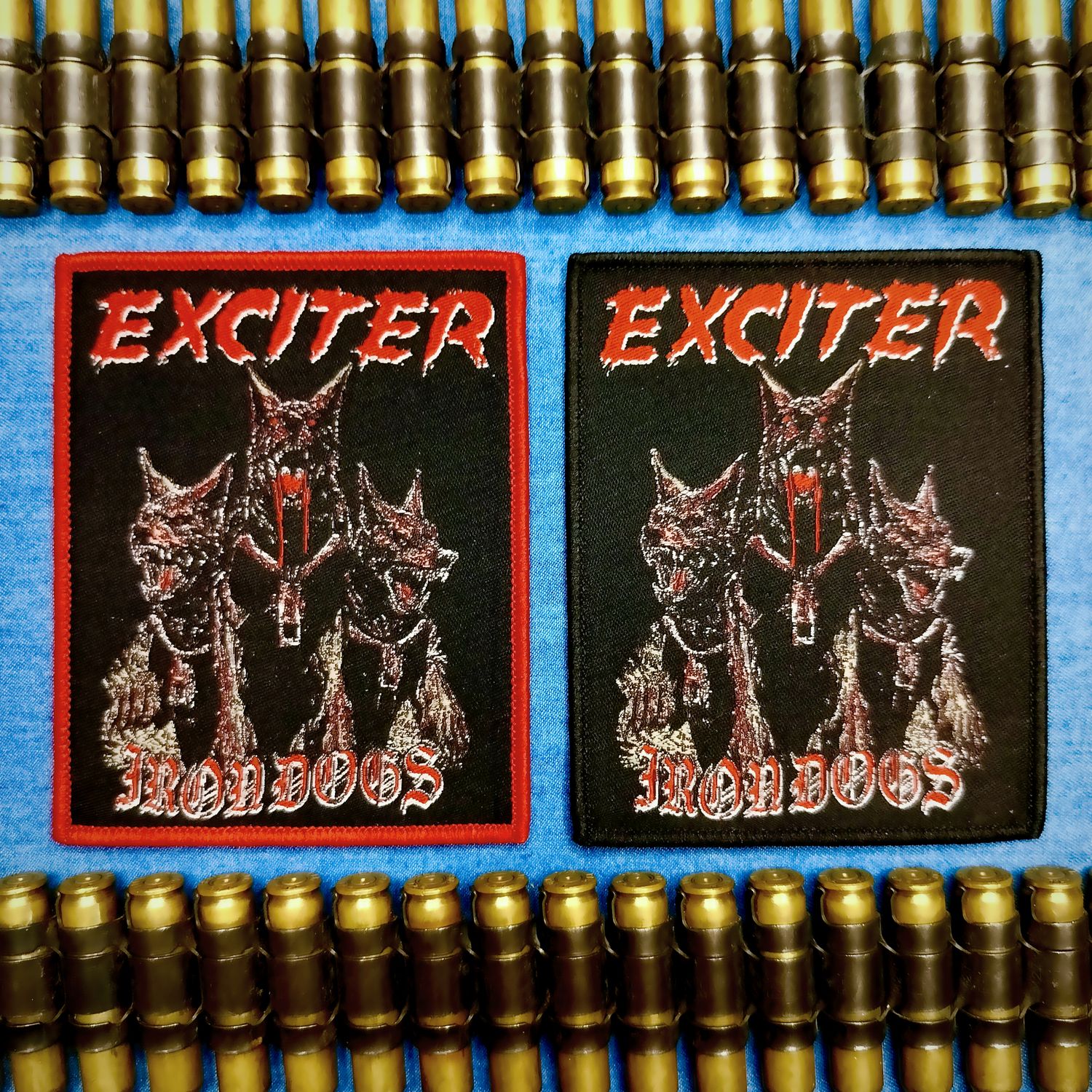 Exciter - Iron Dogs Patch