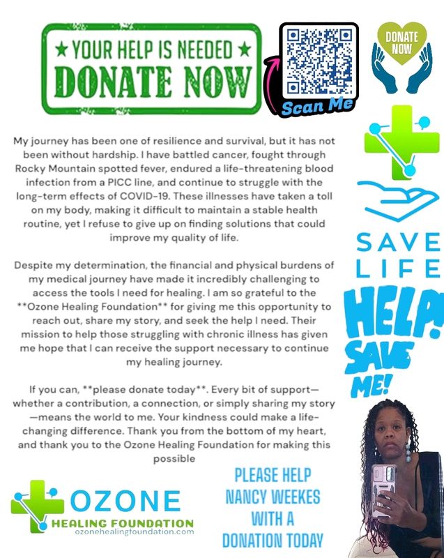 PLEASE HELP PLEASE HELP NANCY WEEKES WITH A DONATION TODAY  DONATE A DOLLAR TODAY