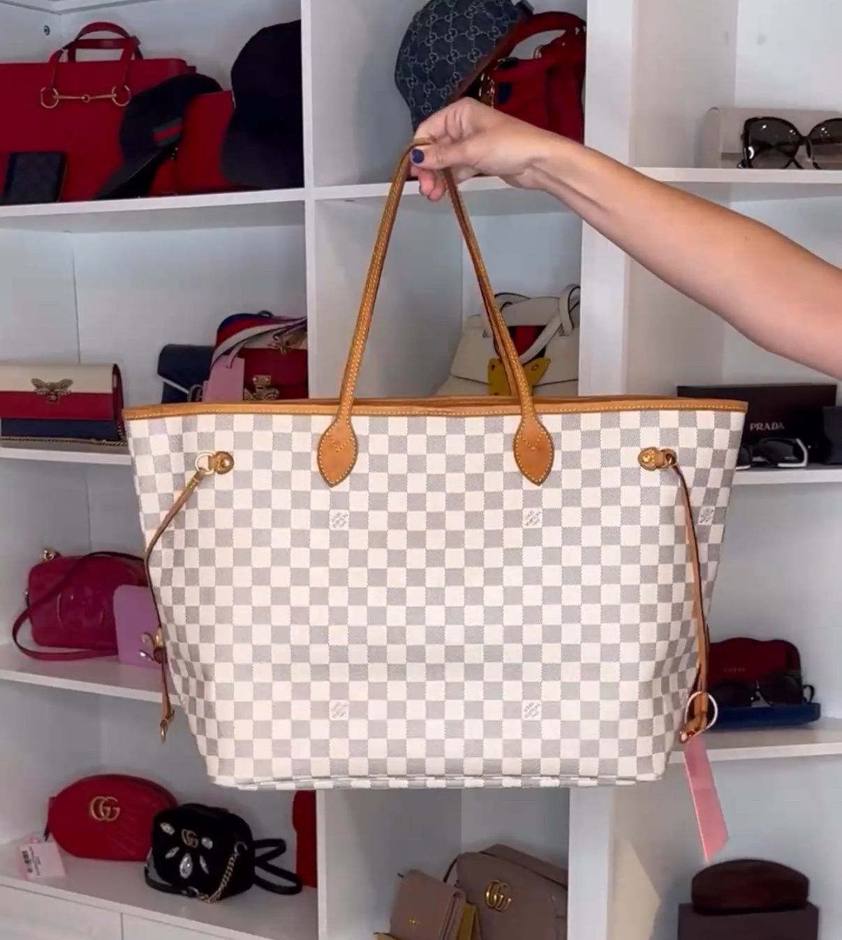 LV Damier Azure Neverfull GM