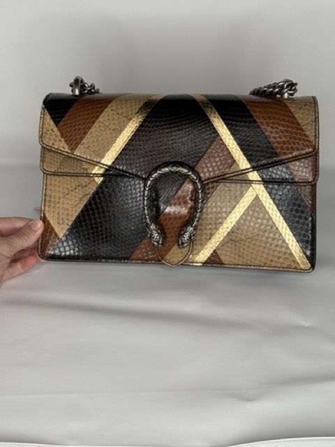 Gucci Dionysus Patchwork Python Bram