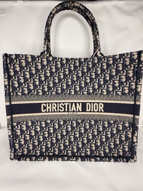 Dior Navy Book Tote