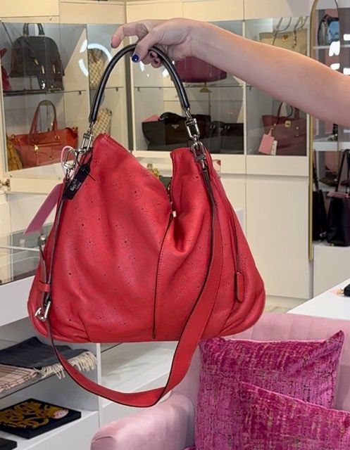 LV Red Mahina Selene MM