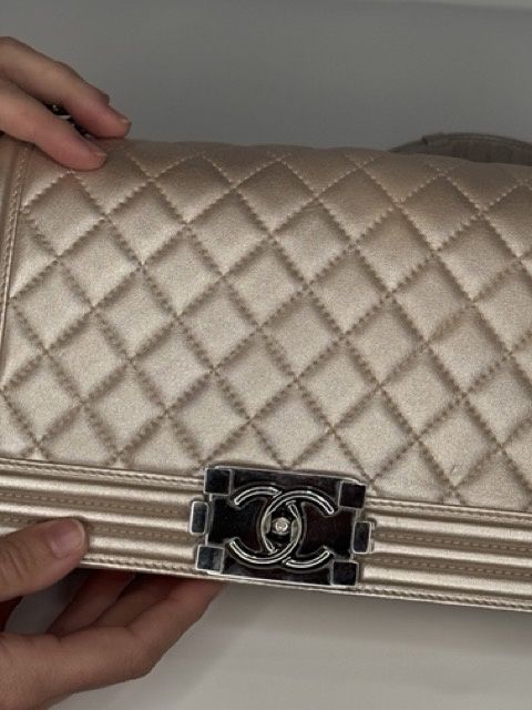 Chanel Champagne Body Medium Flap