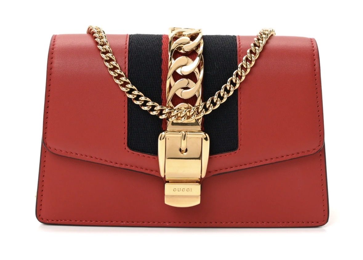 Gucci Sylvie Red Mini Crossbody