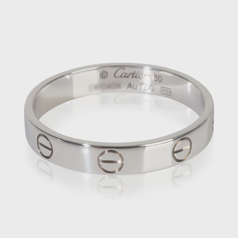 Cartier Silver Love Ring 9