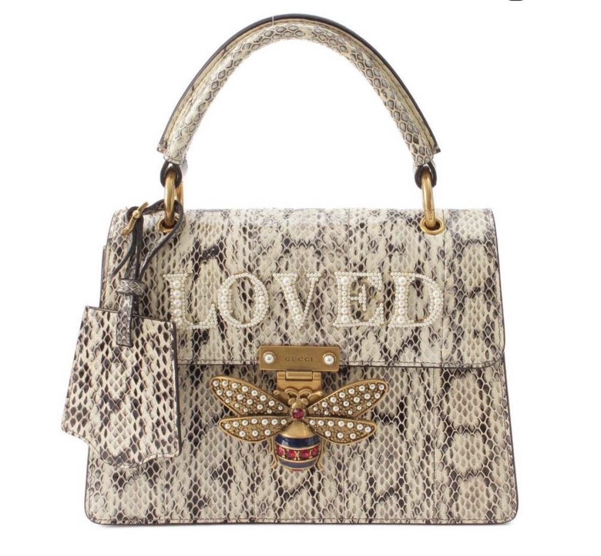 Gucci python queen Margaret handbag