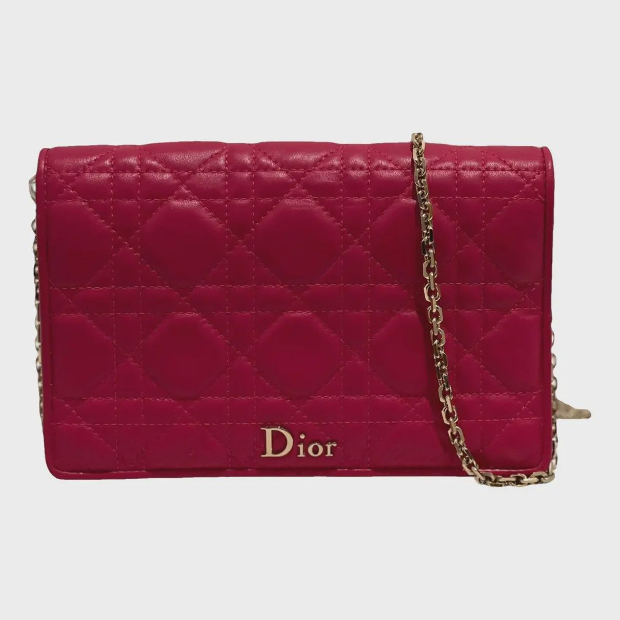 Dior pink cannage WOC