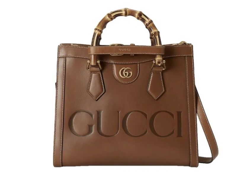 Gucci brown small Diana tote