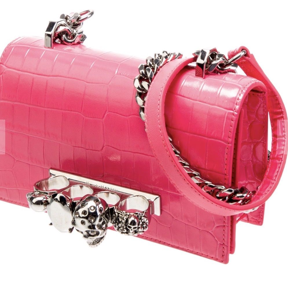 New Alexander McQueen pink knuckle