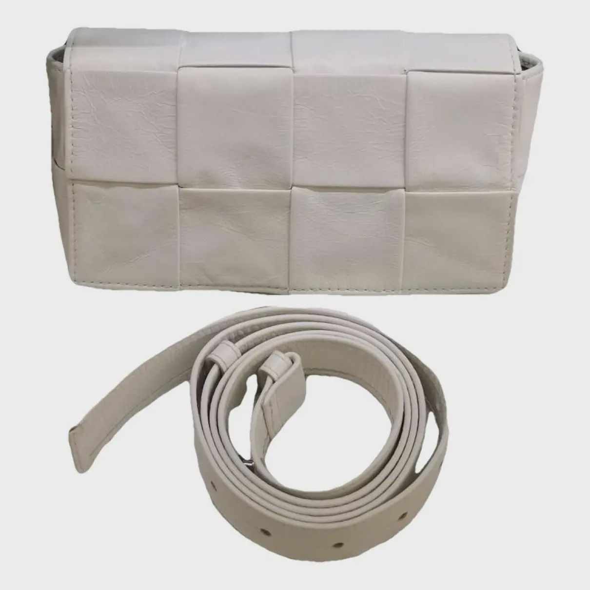 Bottega white cassette bag