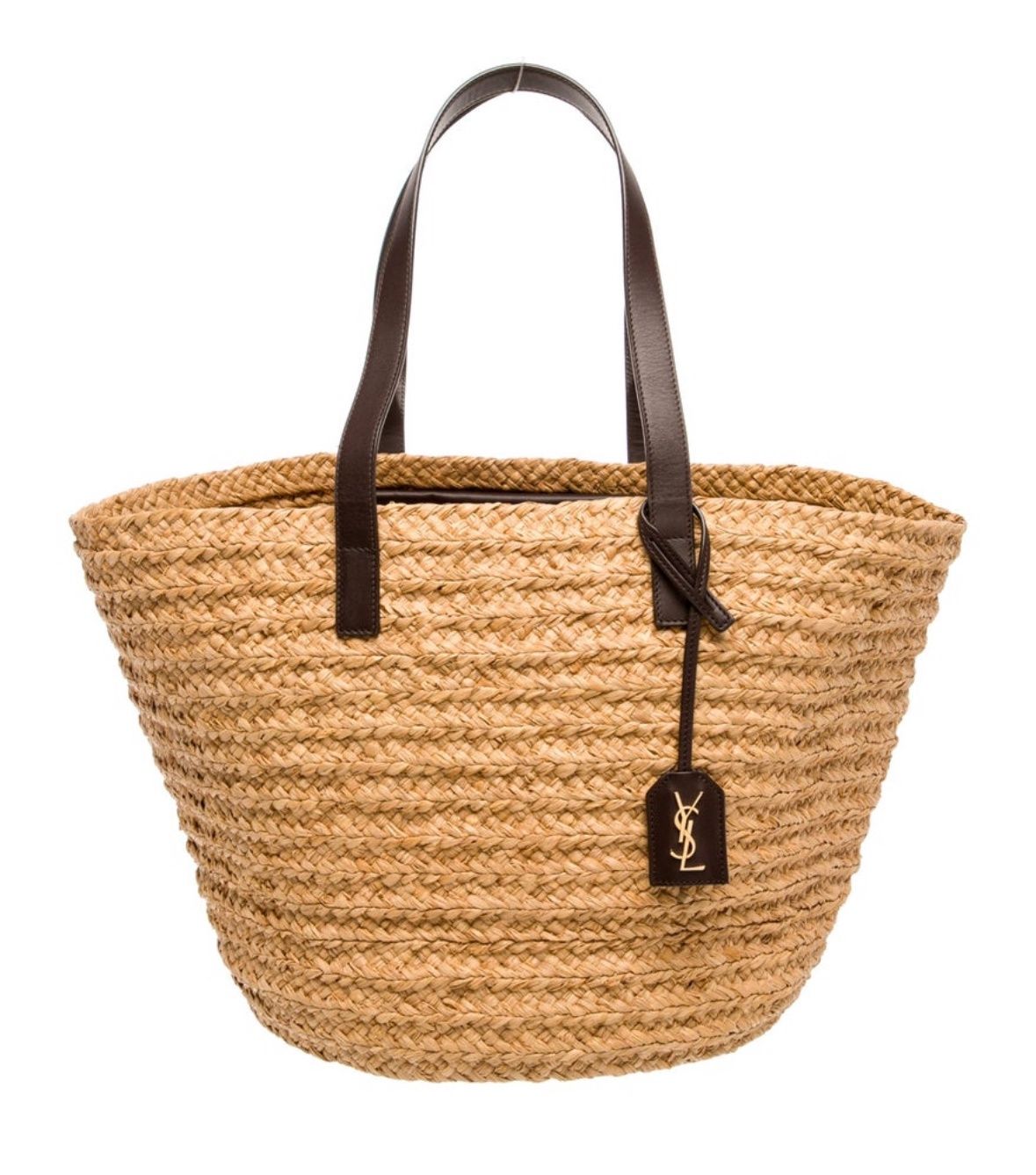 Ysl raffia tote