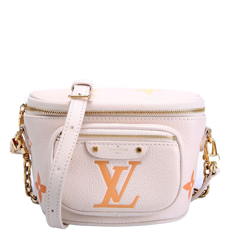 Lv limited mini bumbag cream