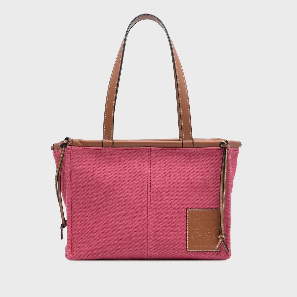 Loewe pink brown tote