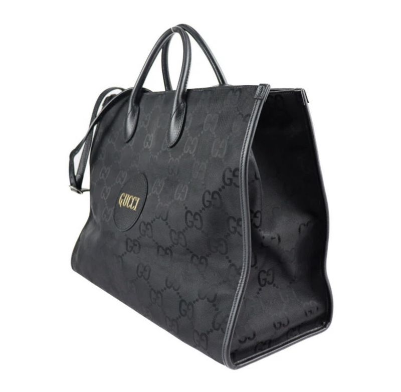 Gucci black gg  off the grid tote