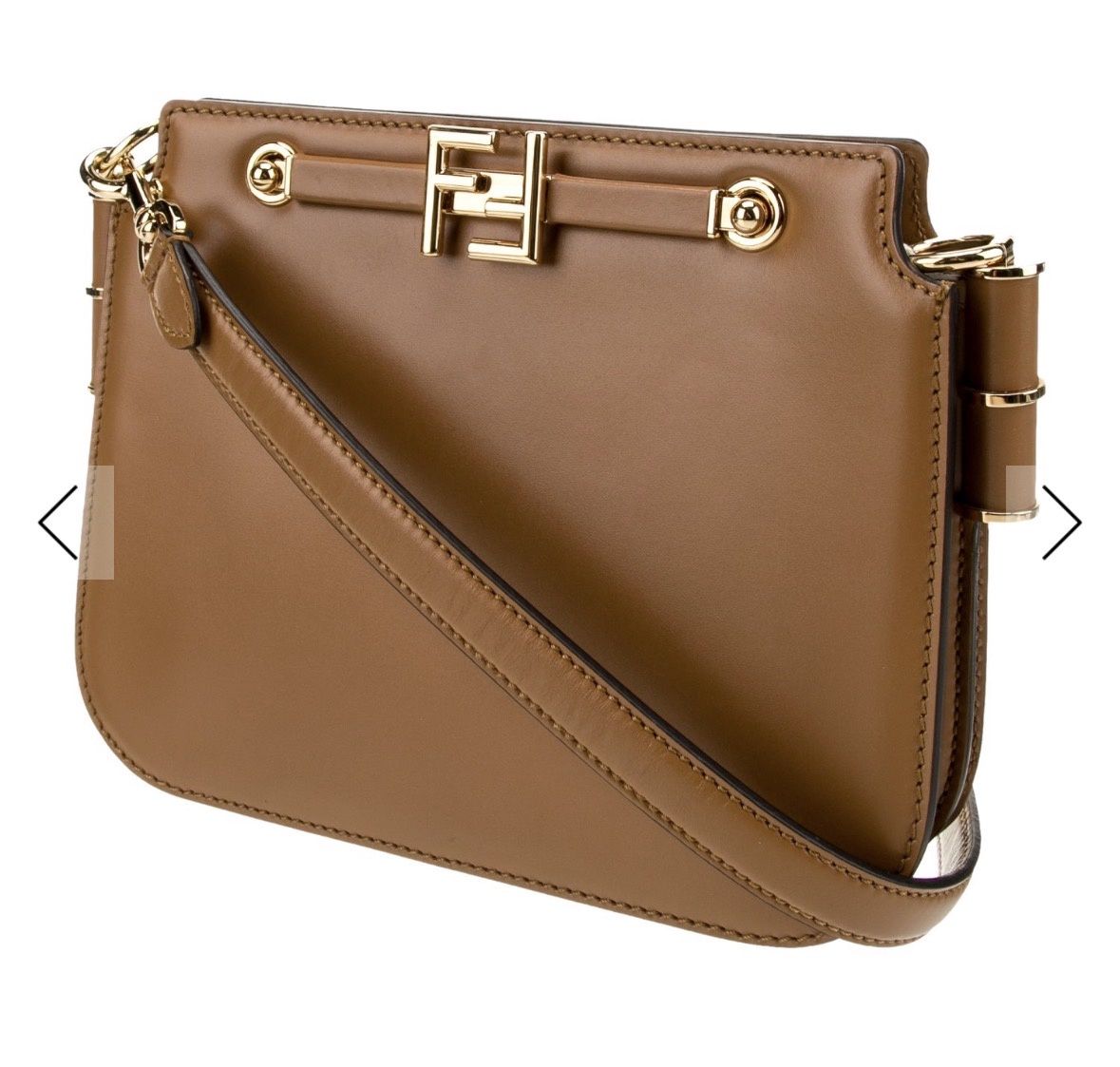 Fendi touch caramel shoulder bag
