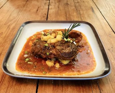 Ossobuco Beef Shank and Potato Gnocchi with Parmesan