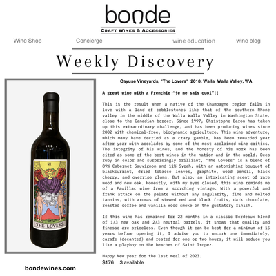 Weekly Discovery: &quot;The Lovers&quot; by Cayuse Vineyards