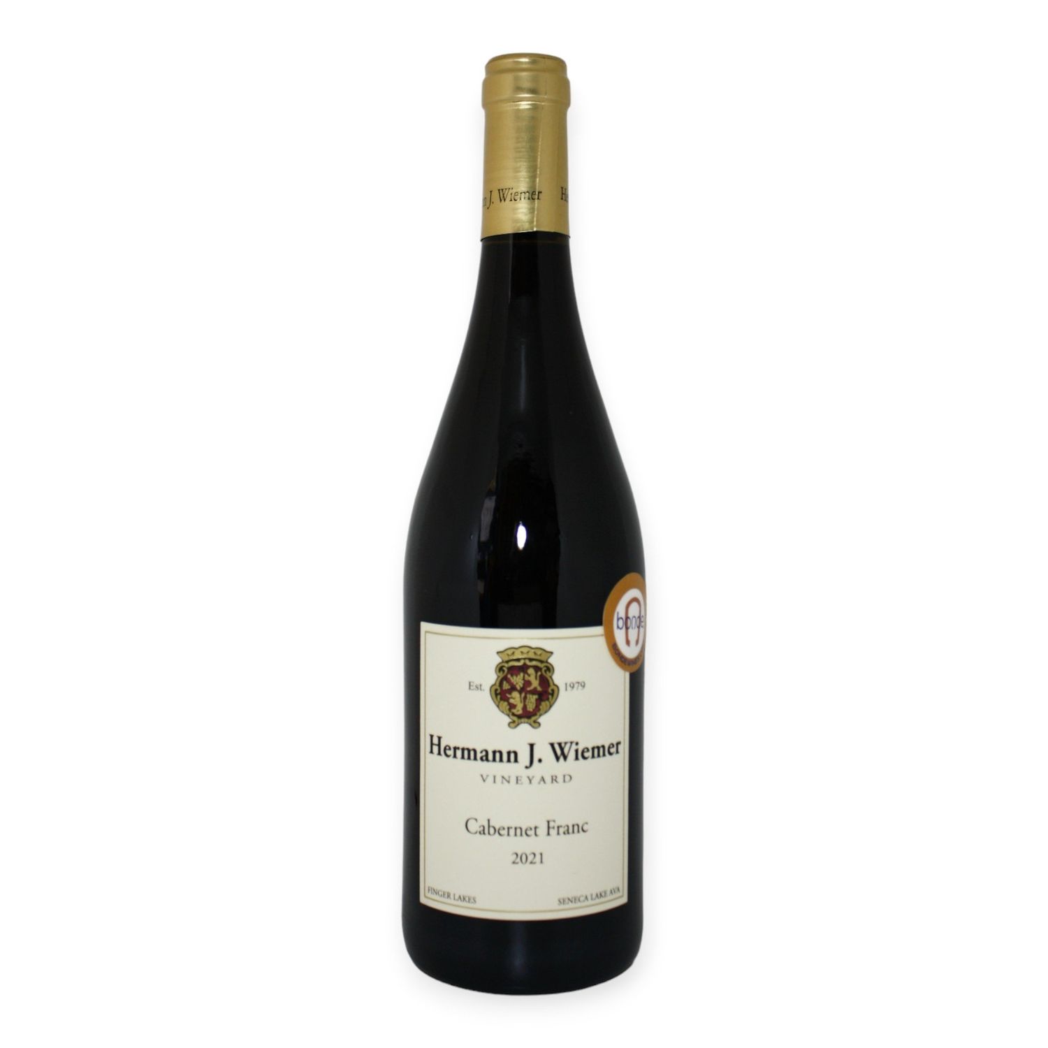 Hermann J. Wiemer Vineyard, Cabernet Franc 2021,  Seneca Lake, Finger Lakes, NY