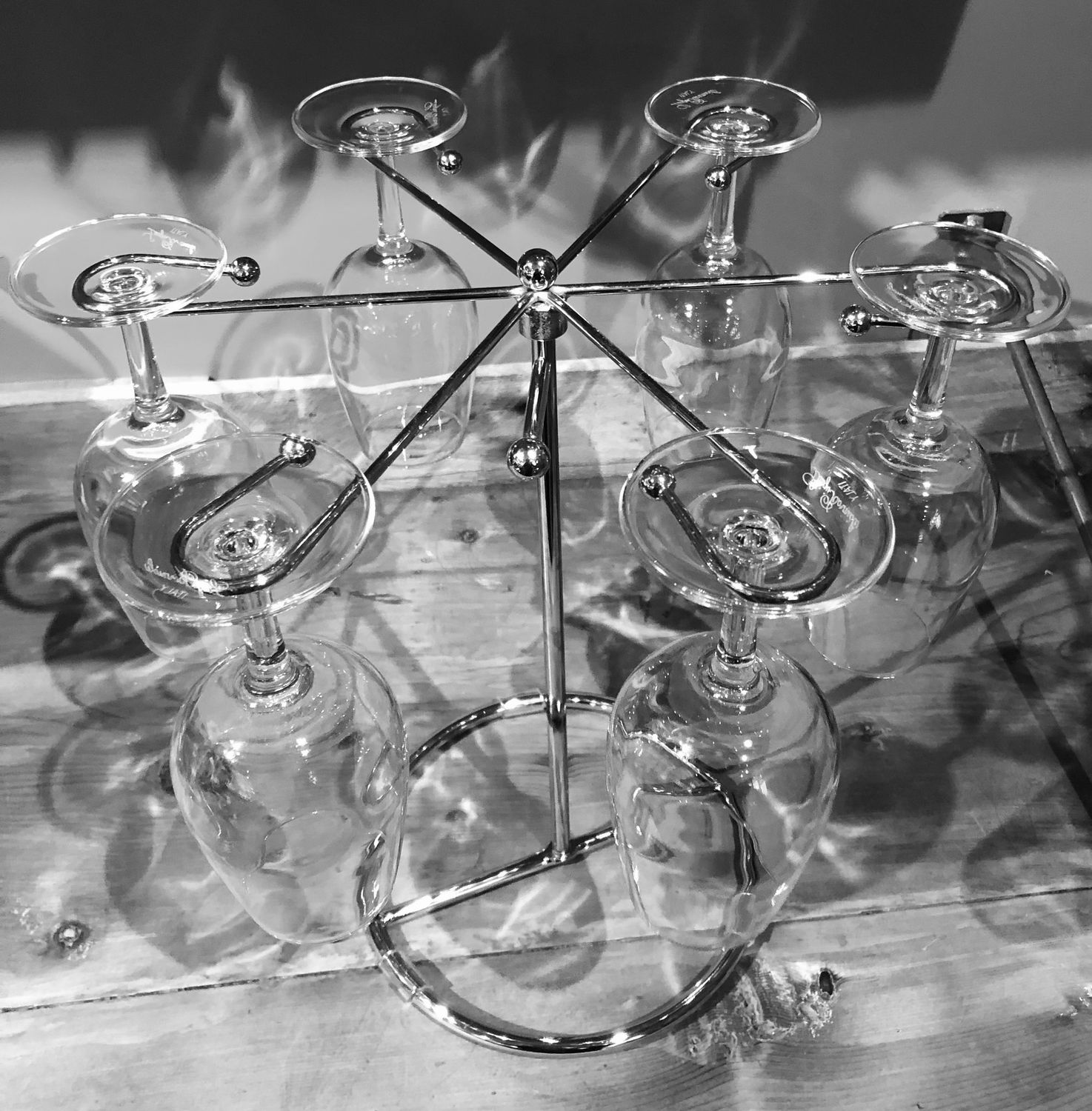Drying Glass rack for 6 Glass