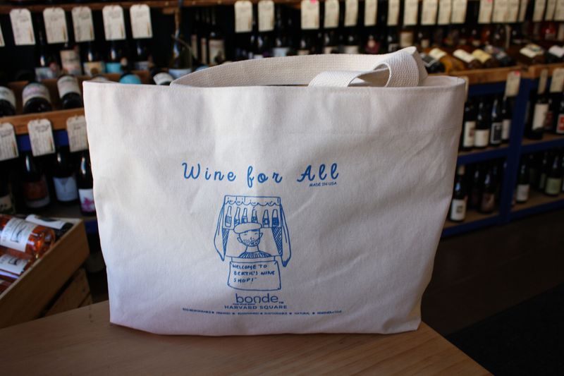Canva Tote Wine for All 20X13X4