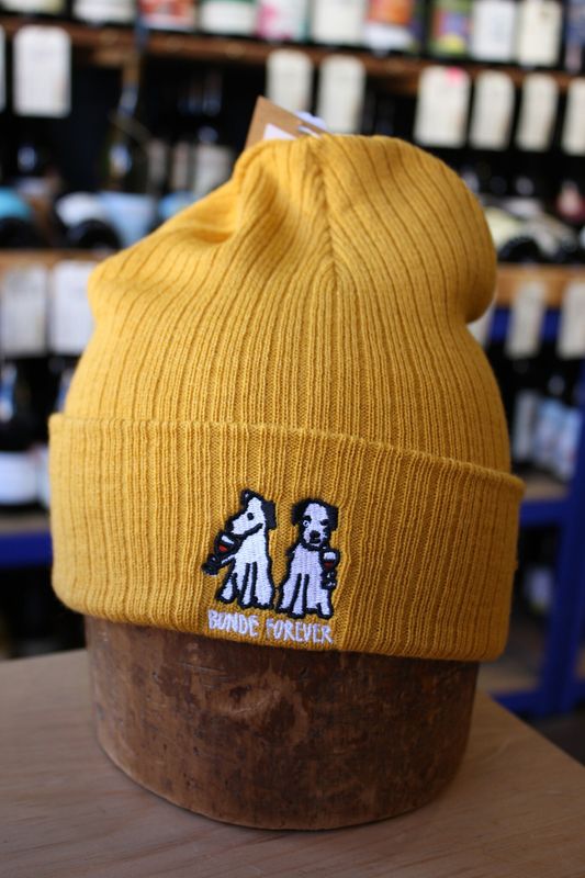 Beanie- Bonde ORANGE - Ribbed Knit