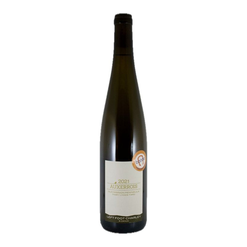 Left Foot Charley Wine, Auxerrois 2022, Old Mission Peninsula, MI