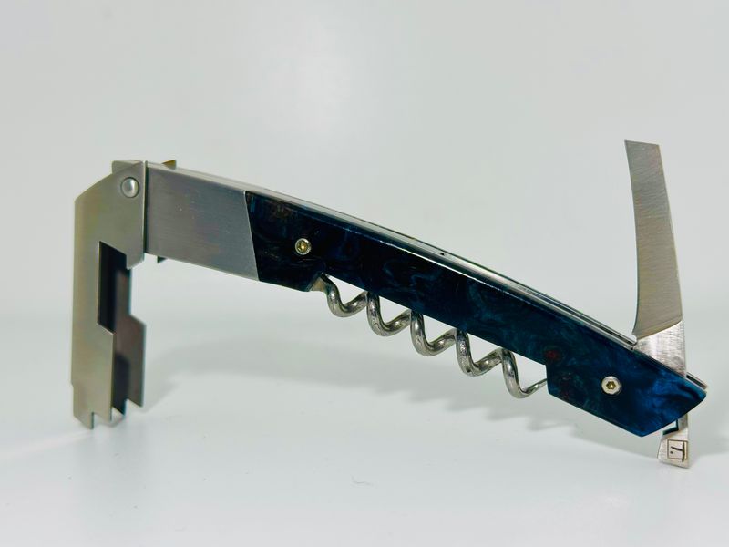 Thiers Sommelier Corkscrew Magnum, blue poplar