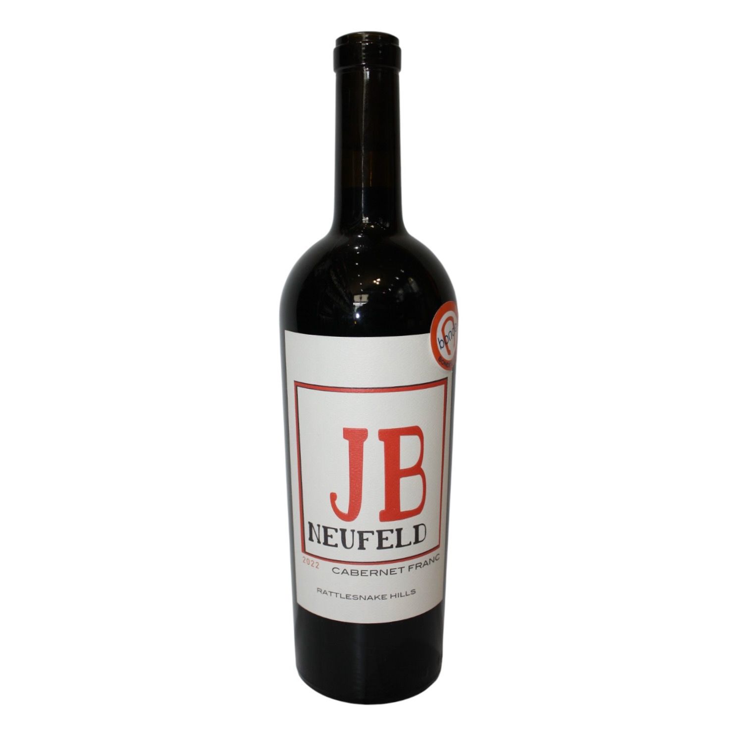 JB Neufeld Cabernet Franc 2022, Yakima, WA
