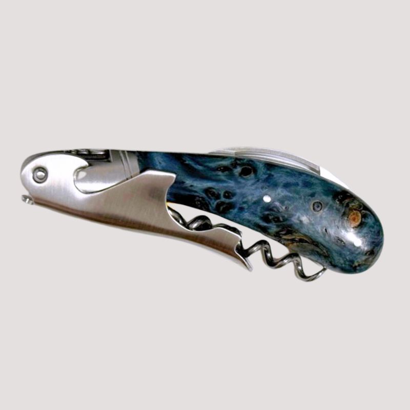 Sommelier Corkscrew Magnum BLUE POPLAR BURL