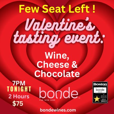 Valentine Wine Tasting Event. Feb. 14th 2026