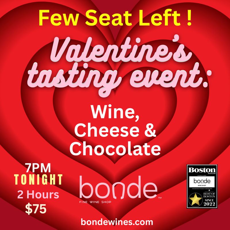 Valentine Wine Tasting Event. Feb. 14th 2026