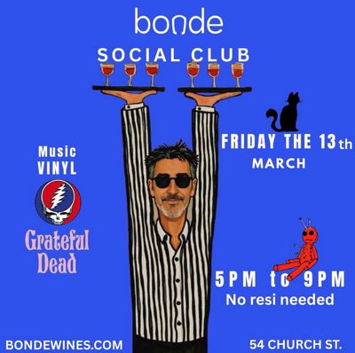 Bonde Social Club: Fridays 5-9pm