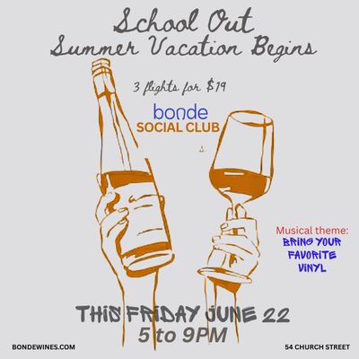 Bonde Social Club: Fridays 5-9pm