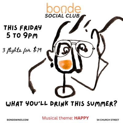 Bonde Social Club: Fridays 5-9pm