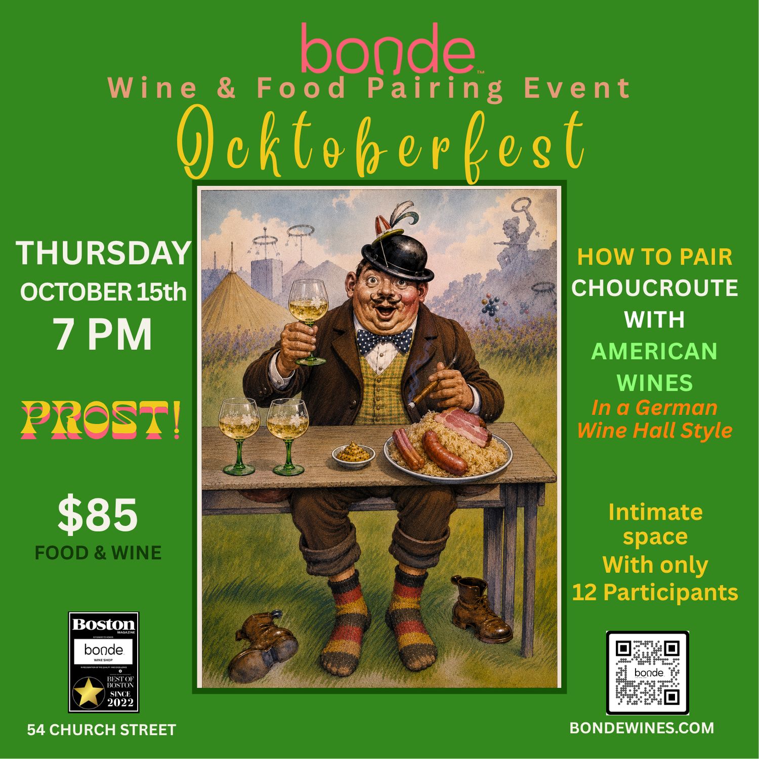 Oktoberfest: Choucroute &amp; American Wines - Wine Tasting &amp; Class - Thursday October 15th at 7pm