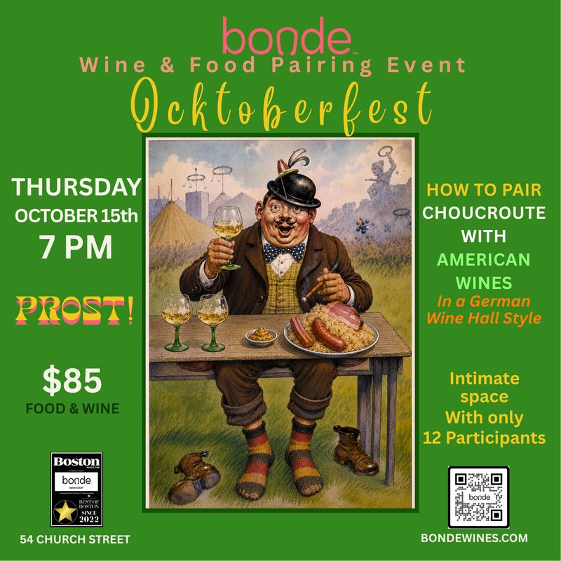 Oktoberfest: Choucroute &amp; American Wines - Wine Tasting &amp; Class - Thursday October 15th at 7pm