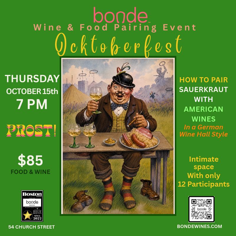 Oktoberfest: Sauerkraut &amp; American Wines - Wine Tasting &amp; Class - Thursday October 15th at 7pm