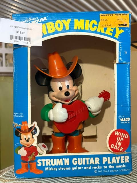 Vintage Cowboy Mickey