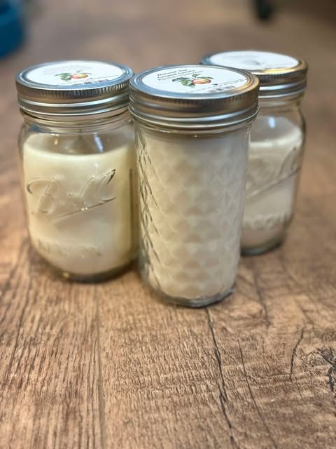 JPM 12oz soy/coconut wax jar candle