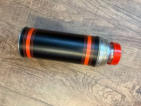 Vtg Aladdin pint size thermos w/ screw cap, no cup