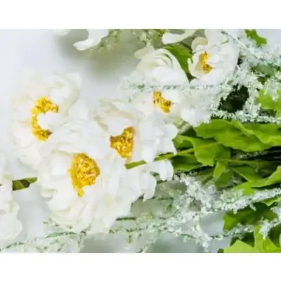 Wild Flower Bouquet, 19in, Hw, White